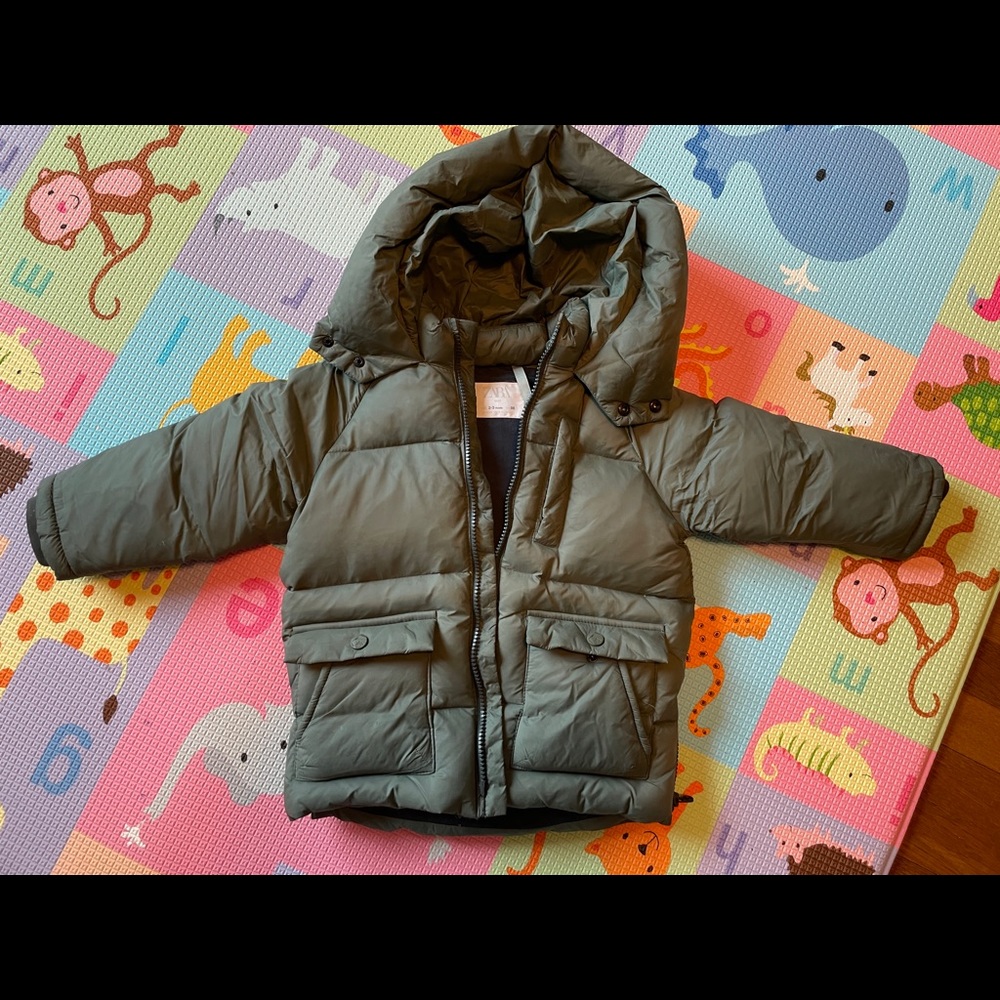 Zara boy down puffer jacket 2/3T